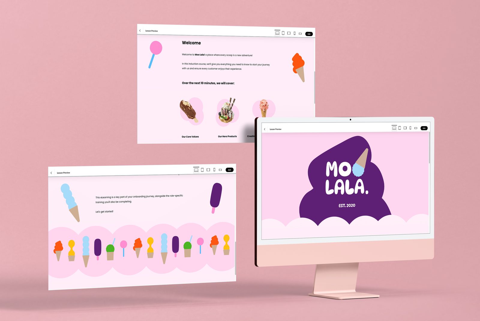 Moo Lala staff induction eLearning